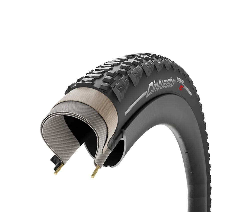 Pirelli Cinturato Gravel RC Tubeless Ready Faltreifen 28 Zoll X 1.35 / 700C X 35 Schwarz 3 Pirelli Cinturato Gravel RC Tubeless Ready Faltreifen 28 Zoll X 1.35 / 700C X 35 Schwarz