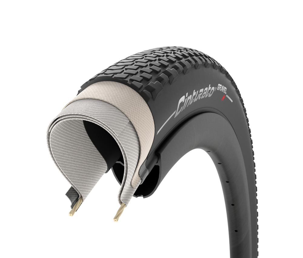 Pirelli Cinturato Gravel H Tubeless Ready Faltreifen 28 Zoll X 1.65 / 700C X 45 Schwarz 3 Pirelli Cinturato Gravel H Tubeless Ready Faltreifen 28 Zoll X 1.65 / 700C X 45 Schwarz