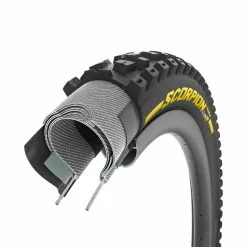 Pirelli Scorpion Race DH M DualWALL Plus Tubeless Ready Faltreifen - 29 Zoll X 2.50 Schwarz 11 Pirelli Scorpion Race DH M DualWALL Plus Tubeless Ready Faltreifen - 29 Zoll X 2.50 Schwarz -Rennrad Road Reifen 58411 4