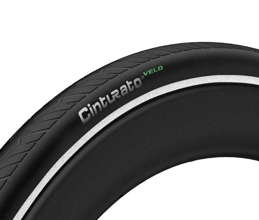Pirelli Cinturato Velo Rennrad Reifen - Tubeless Ready 32x622 Faltbar Schwarz-weiss-reflektierend 7 Pirelli Cinturato Velo Rennrad Reifen - Tubeless Ready 32x622 Faltbar Schwarz-weiss-reflektierend – Bild 5